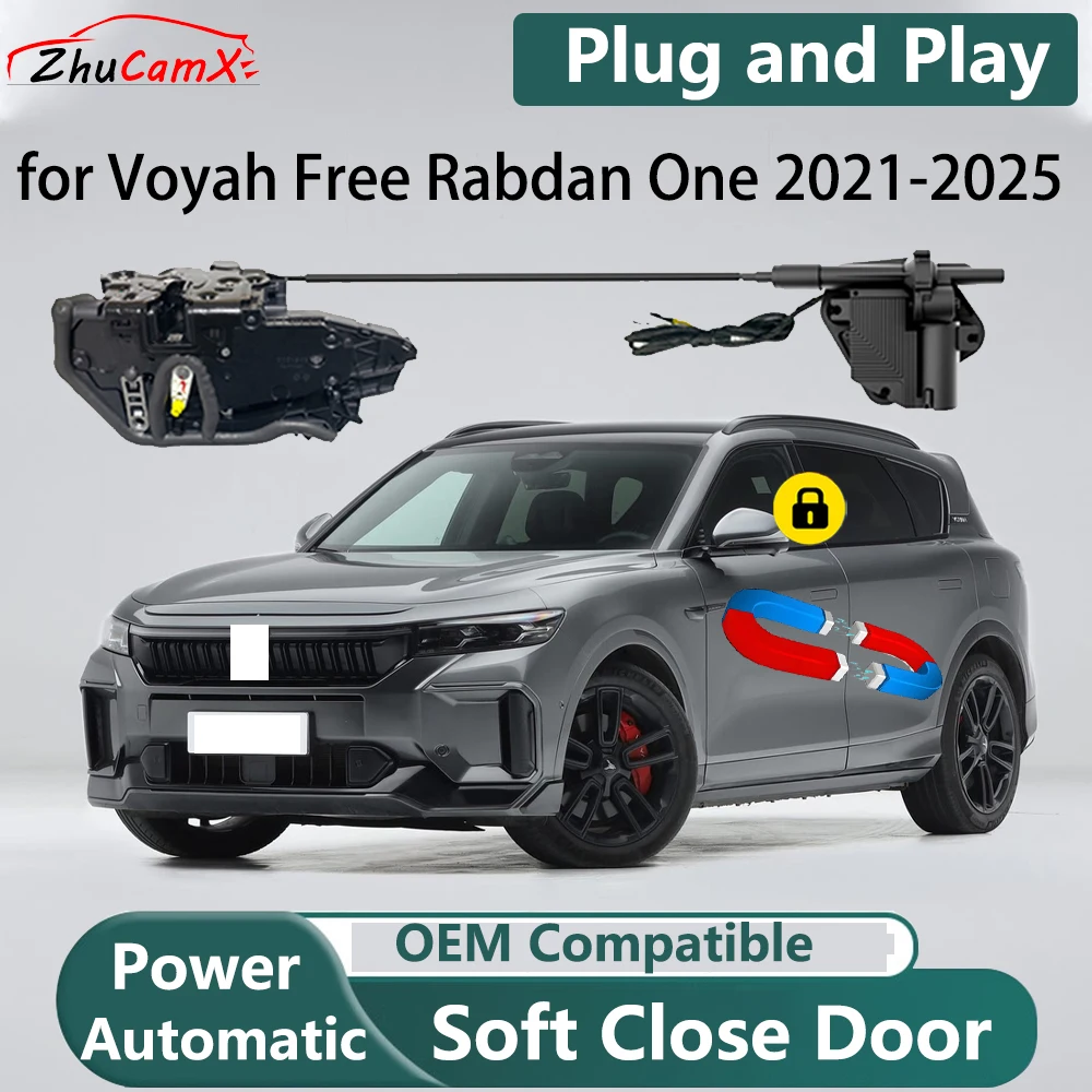

ZhuCamX for Voyah Free Rabdan One 2021-2025 Car Auto Smart Electric Soft-Close Closing Closer Power Door Latch Kit System