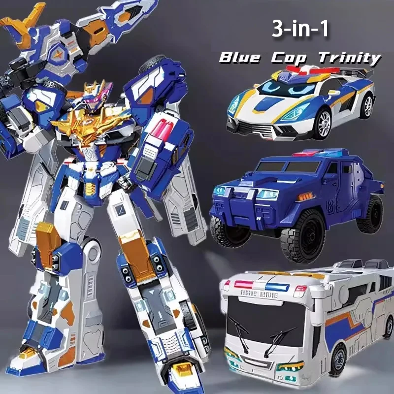 

3 in 1 Transform Combined Robot Action Figures Toys Mecha Deformation Vehicle Car Anime Figures Gifts Toy Models Toys for Kids