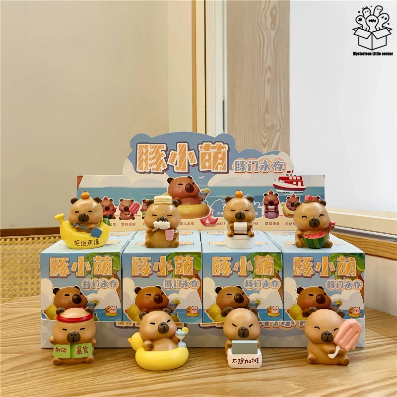 

Симпатичная капибара, слепая коробка, фигурка Капибалы, случайный дизайн, фигурка животного, коллекция игрушек, настольные украшения, праздничные подарки