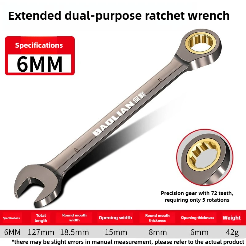 Universeller Torx-Schlüssel mit Einstellbarem Drehmoment 8-22mm Ratschenschlüssel für Fahrrad-, Motorrad- und Autoreparatur, Mechanisches Werkzeug