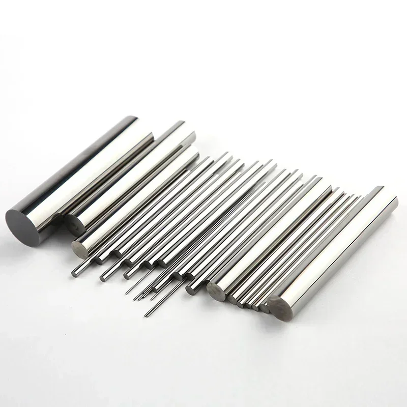 Various Sizes 1pcs Tungsten Steel Round Rod 7.7mm Carbide Round Rods Bar 40mm Length Carbide Rod Bar