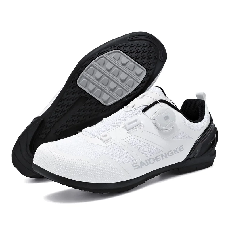 

Road Cycling Shoes male Breathable Summer Self-Locking Cleat Non-slip Mountain Bicycle Shoe Men's spd racing Sneaker Lightweight