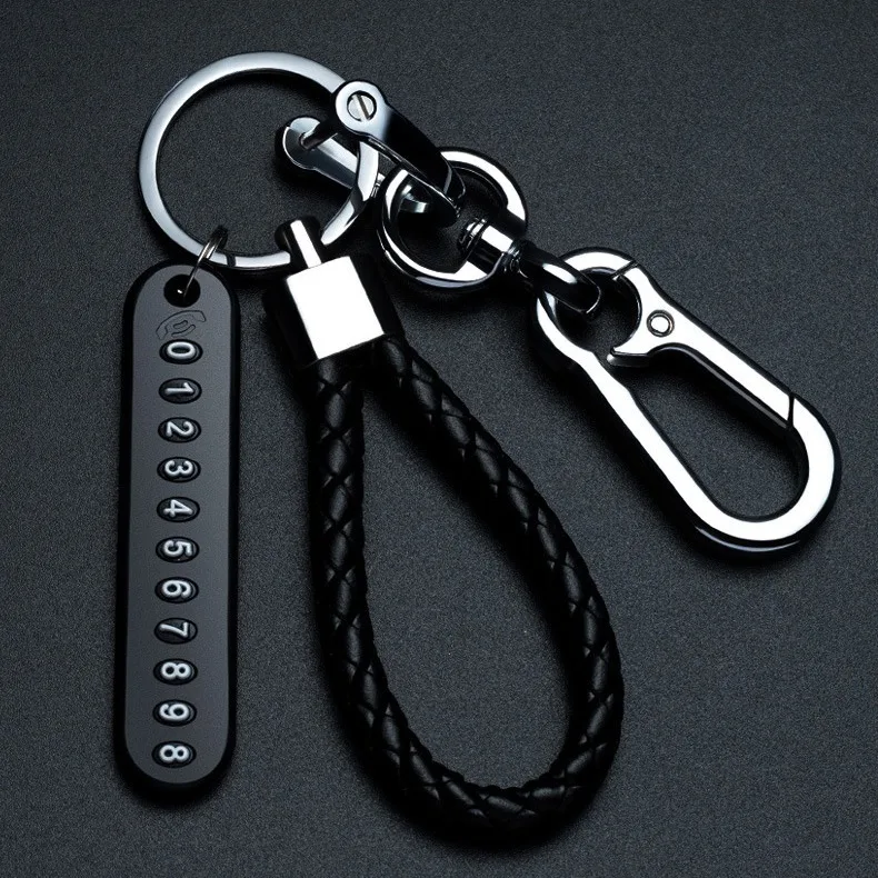 Anti-loss Car Keychain - Gender-Neutral Couple Keychain - Multi-functional Hanging Rope - Key Ring - Keychain