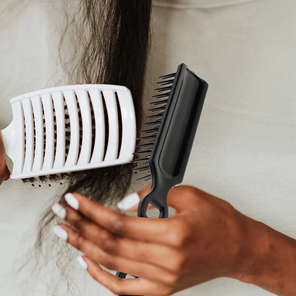 

24Pcs Plastic Hairbrushes for Women Long Handle Hair Combs Massage Design for -Free Styling and Daily Hair Care