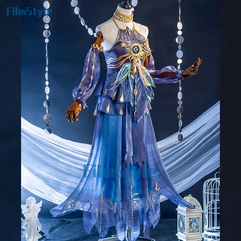 Naiad/Grace Cosplay Game Identity V Costume The Weeping Goddess Sweet Elegant Dress Activity Party Role Play Clothing