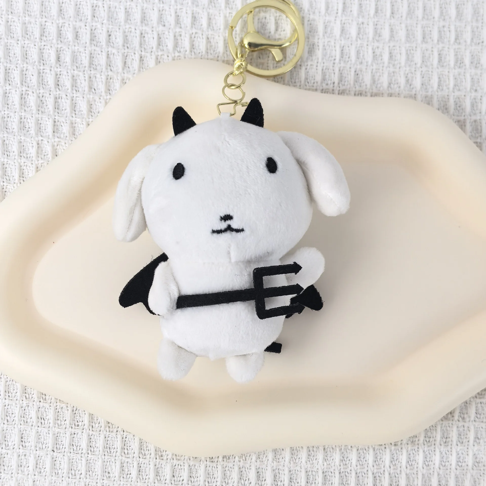 한국 신상 가나디 엔젤 데빌 화이트 강아지 플러시 키체 - Women'S Keychain Accessories 리뷰 및 가격