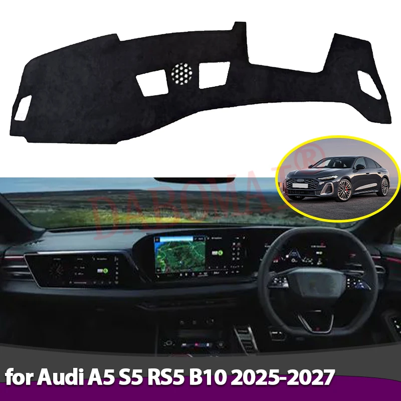 

Для Audi A5 S5 RS5 B10 2025 2026 2027 Avant Sedan: Накладка на приборную панель, противоскользящий коврик, защитный коврик, солнцезащитный коврик для автомобиля