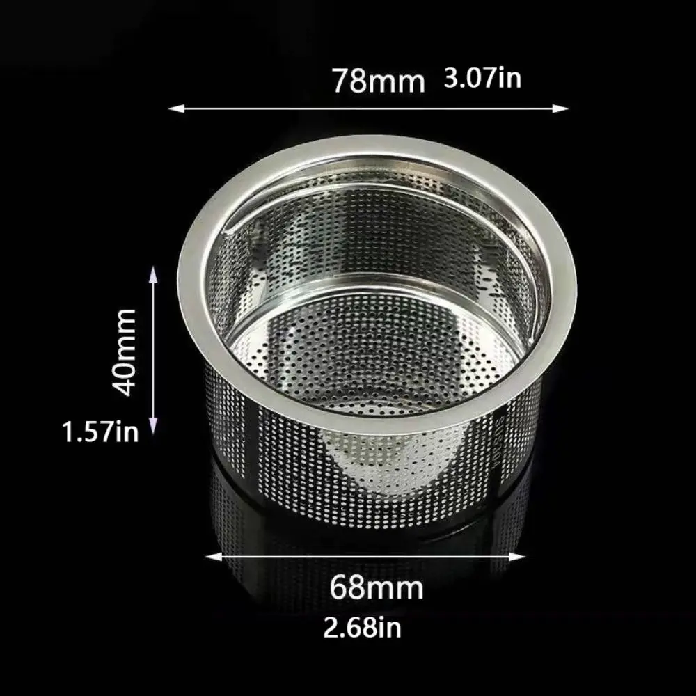 Colador de drenaje de fregadero inoxidable, colador, tapón de fregadero, sin obstrucción, tapón de residuos, filtro de drenaje de fregadero
