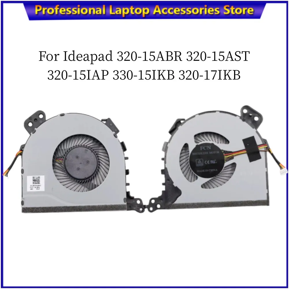 

NEW For Lenovo Ideapad 320-15ABR 320-15AST 320-15IAP 330-15IKB 320-17IKB Laptop 80XS 80XV 80XR 81A3 CPU Cooling Fan DC28000DBF0