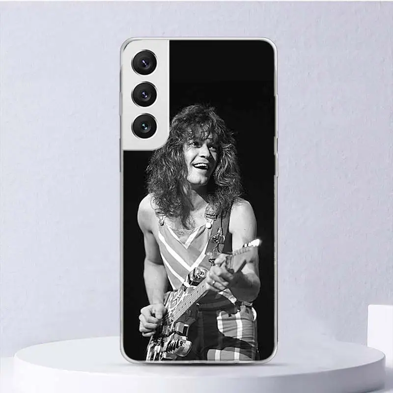 Eddie Van Halen Graphic Guitar Soft Case For Samsung Galaxy S24 S23 S22 S21 Ultra S20 FE S10 Plus Phone Cover S9 S8 + S10E Funda