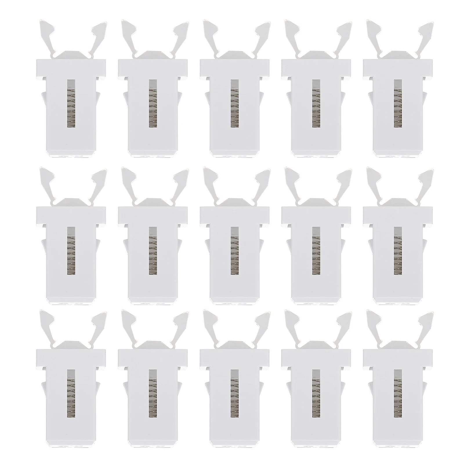 

50 Pcs Pressure Clamp Trash Can Replacement Parts Latch with Cover Lock Plastic Accessories