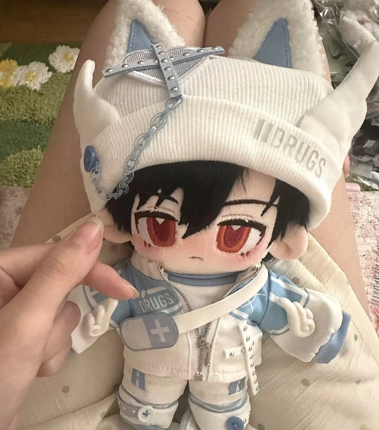ヴィラ・ムーンシャドウ・エイアー 20cm ぬいぐるみ かわいい男の子 ドレスアップ コットン人形 ロールプレイ人形 おもちゃ ボディ コスプレ キッズギフト キュートなクリスマス