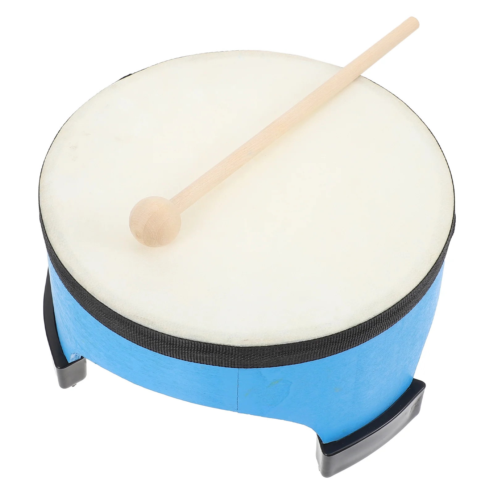 Sheepskin Bass Drum Montessori Percussion Music Instrument Early Learning Education Toy Kids Beat Floor Fall The Ground