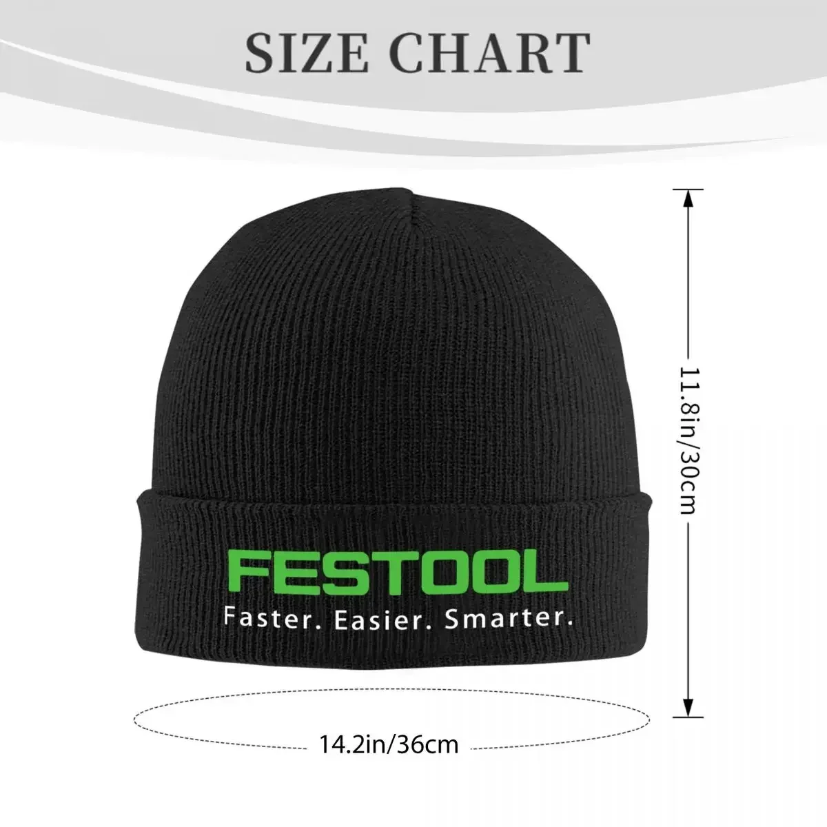 Festool Logo Woodworking Hat Autumn Winter Beanie Fashion Faseter Easier Smarter Caps Female Male Acrylic Knitted Caps