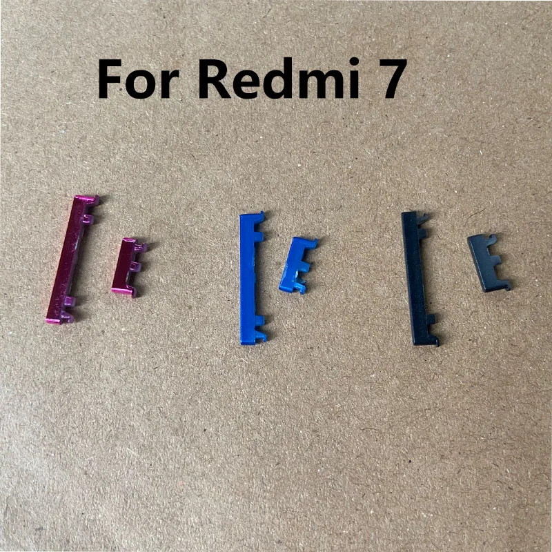 For Xiaomi Redmi 7 Side Keys Power Volume Button Buttons Switch On Off Replacement Repair Parts