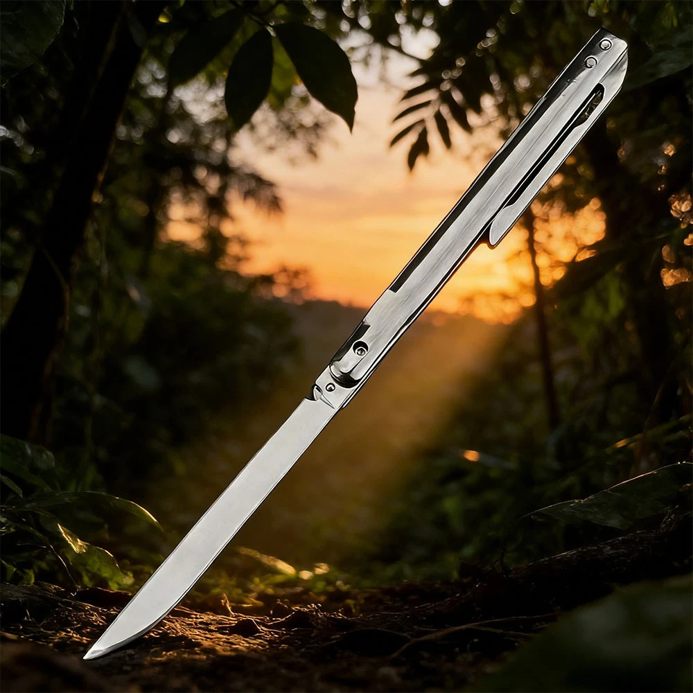 

Складной нож для приключений в джунглях с клипсой для крепления, тактический охотничий нож EDC для кемпинга, высокопрочный нож для самообороны