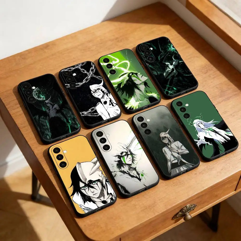 Ulquiorra Cifer B-Bleach M-Manga Phone Case For Samsung Galaxy A13,21s,22,31,32,52,53,71,72,73,Soft Black Cover