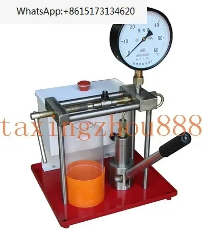 Calibrador de inyectores PJ-60-2, banco de pruebas de inyectores, banco de pruebas de boquillas de engrase con vaso colector