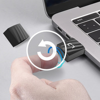 USB Mouse Jiggler Undetectable 3 Modes Mouse Movement Simulator Driver Free Mouse Moving Device Prevent Computer Laptop Sleeping