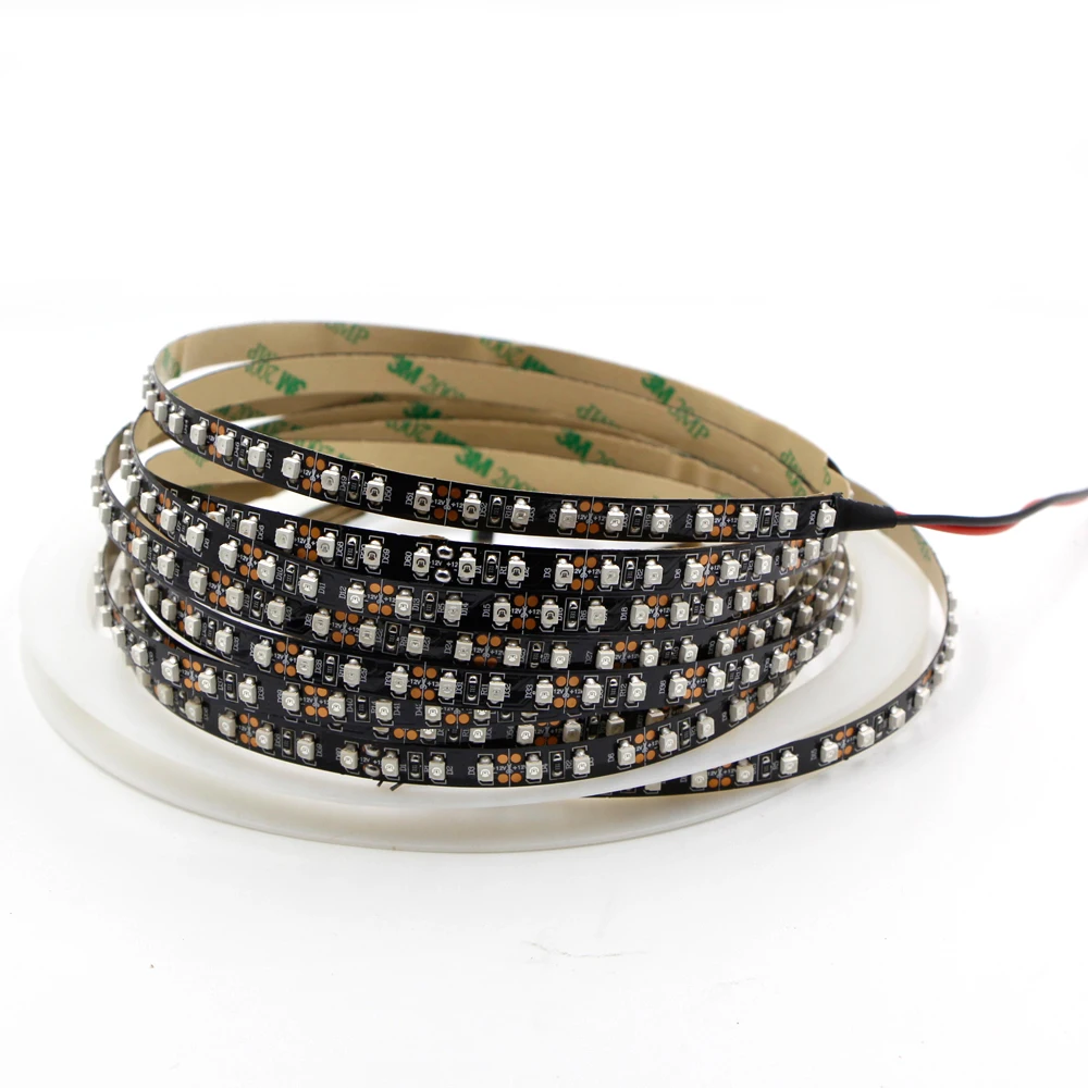 DIY 자동차 및 오토바이 조명 개조용 검정색 PCB 주황색 조명 12V LED 스트립, 절단 가능한 유연한 조명 스트립