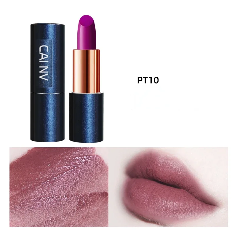 Rosa vermelha batom em pó cor ameixa cinza rosa uva roxo dragão fruta cor luz rosa batom maquiagem cosméticos