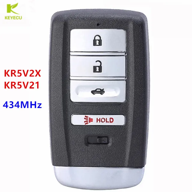 

KEYECU Replacement 3+1 Button 433.92 MHz Smart Remote Key (Car) for Acura 2019-2021 ILX 2018-2021 TLX KR5V2X A2C10950600