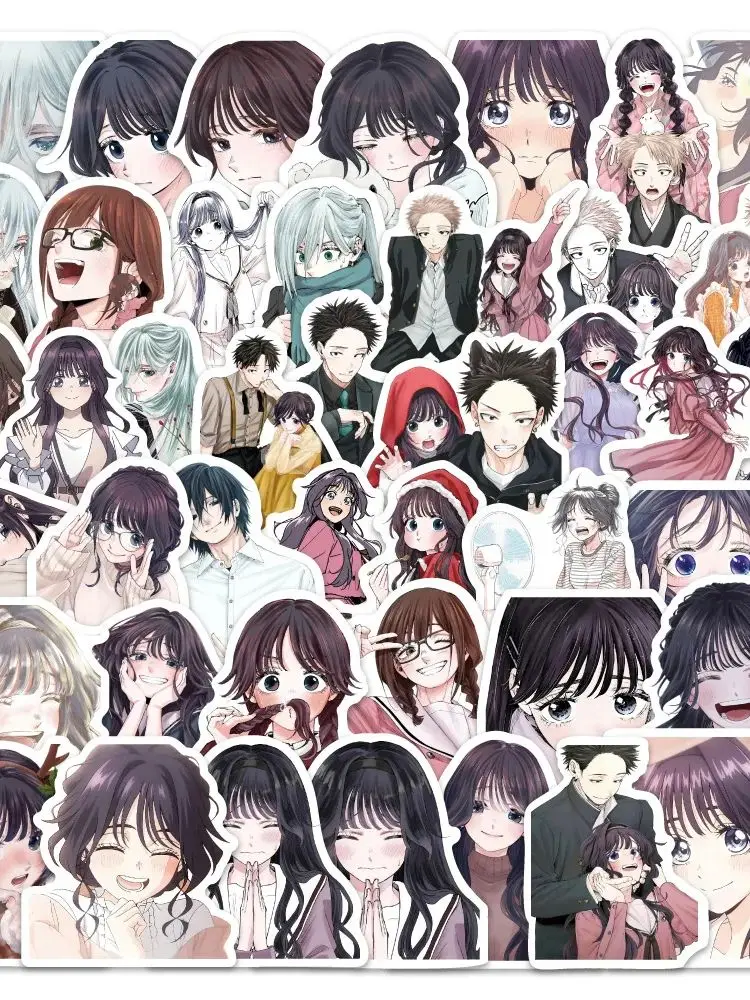 10/60 PIÈCES Anime La Fleur Parfumée Fleurs avec Dignity Autocollants Mignon Dessin Animé Amusant Doodle Autocollant Enfants Jouet BRICOLAGE Tasse D'eau Guitare