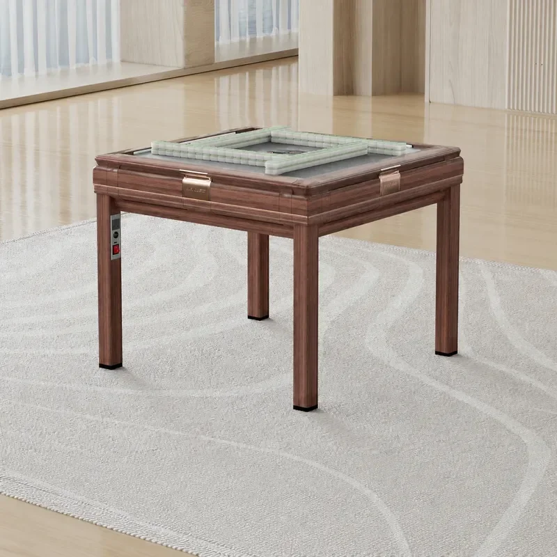 Mayou H900 Automatic Mahjong Table Classic Four Port Silent Electric Mahjong Machine Dual Purpose for Home Dining Room Chess