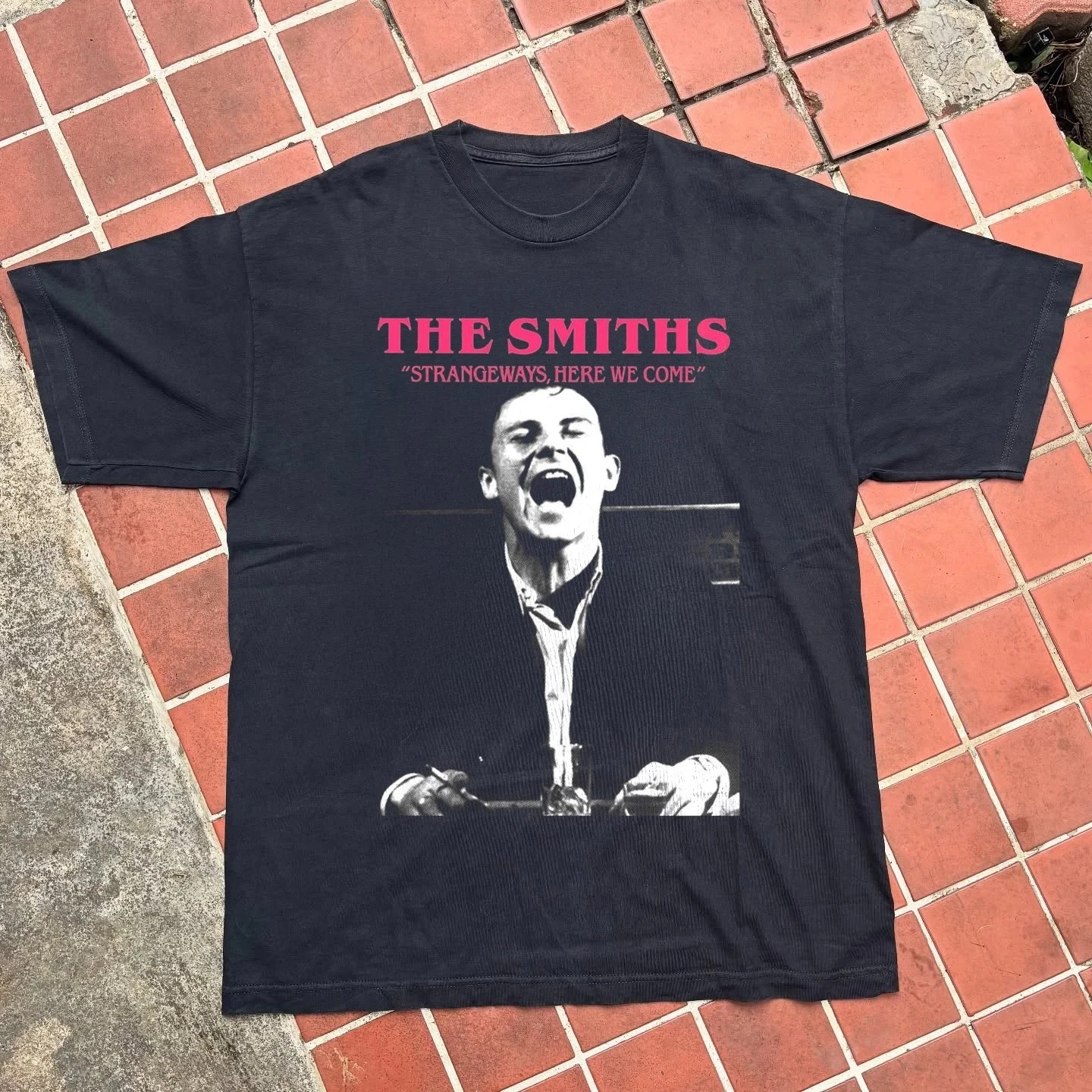 

Plus Size Summer Women's Vintage THE SMITHS T-Shirt Unisex Cotton Breathable Stylish Versatile Street Style Oversized