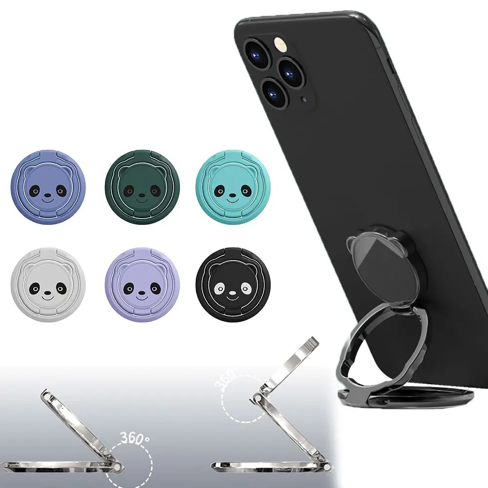 360 Rotation Foldable Mobile Phone Stand Back Ultra Thin Phone Ring Holder Multi Angle Portable For Desk Metal Finger Kickstand