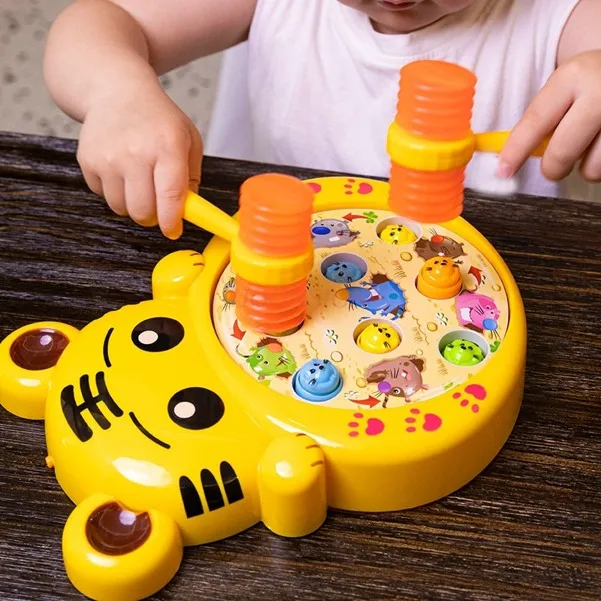 لعبة جرذ الأرض لألغاز الأطفال وتمارين الدماغ آلة ألعاب كهربائية كبيرة