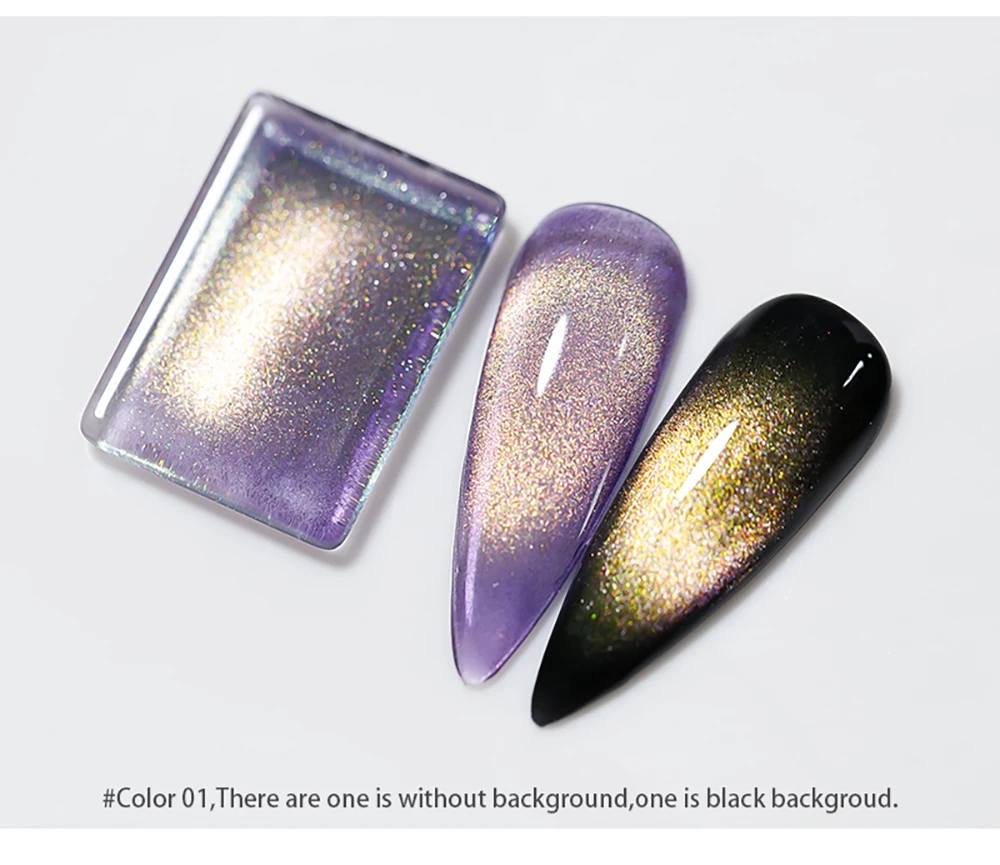 Vendeeni 15 Farben/Set Kristall-Katzenaugen-Gel-Nagellack Magnetischer UV-Soak-Off-Gel-Lack 9D Aurora Katzenaugen-Nagelkunst-Gel-Lack – Detail 11