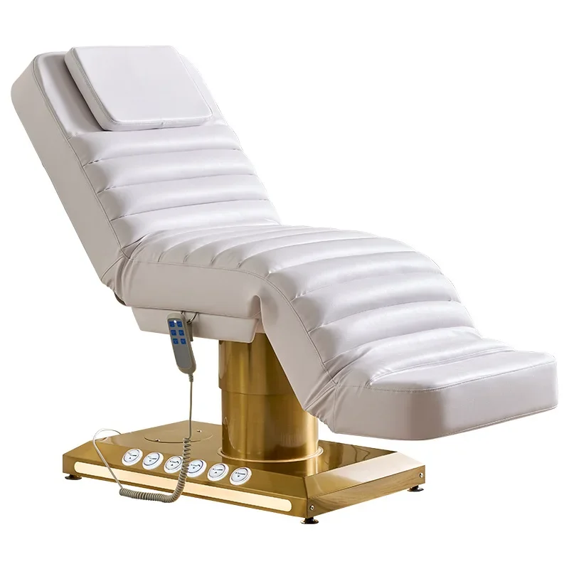 

Электрическая косметическая кровать Иностранный спа-салон Красота Микрорегулировка инъекций Лифтинг лица Вышивка узор Массаж