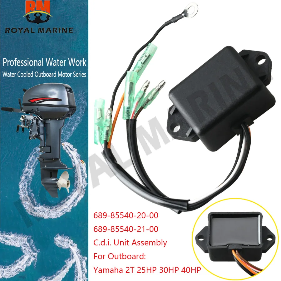

Outboard CDI 689-85540-20 689-85540-21 For Yamaha Boat Engine 2-Stroke 30HP 25HP Sailor 30HP 689-85540 Marine Engine parts