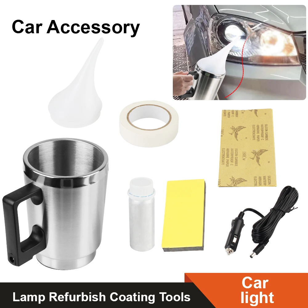 Motorcycle Lamp Car Headlight Lens Restoration Kit Light Headlights Taillights Polishing Cleaning Tools Repair The Atomizer Cup