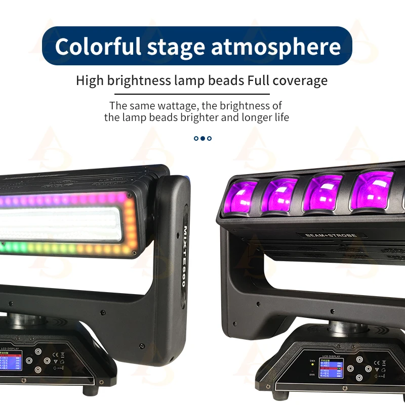 منتج جديد مخصص 5x60 واط Rgbw Led بكسل شعاع تتحرك رئيس ضوء لحفل الزفاف Luces Dj