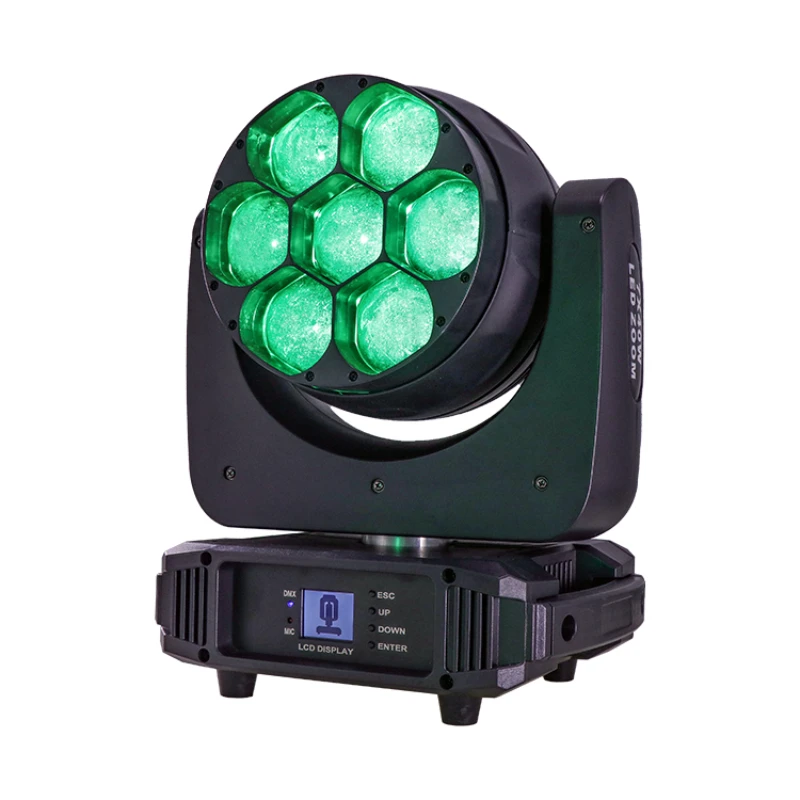 

Cheap Price Mini 7X40W Bee Eys Led Wash Moving Head Par Light For Dj Club Wedding