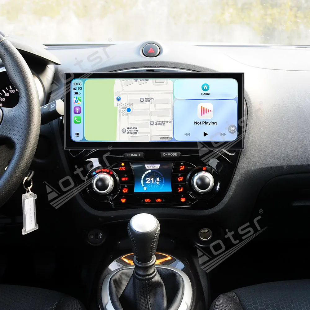 15.8 Inch Android 15 CarPlay For Nissan Juke/Kicks/ Qashqai 2004-2016 Radio Touch Screen Multimedia Player GPS Navigation Head