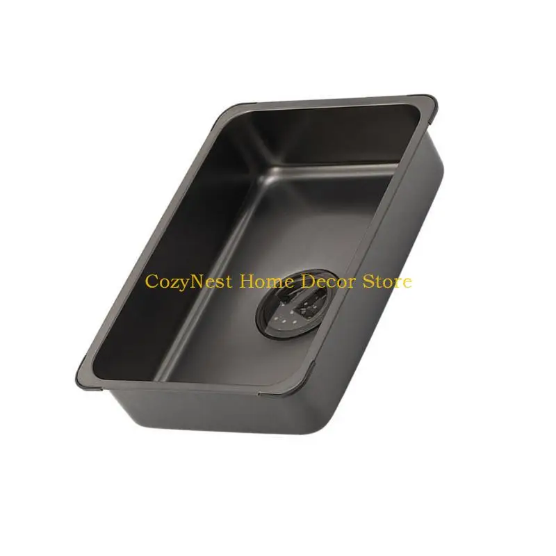 

92MF Раковина из нержавеющей стали Умывальник Раковина для мытья посуды Блюдо Ванна Пикники Мытье рук Бак для мытья на открытом