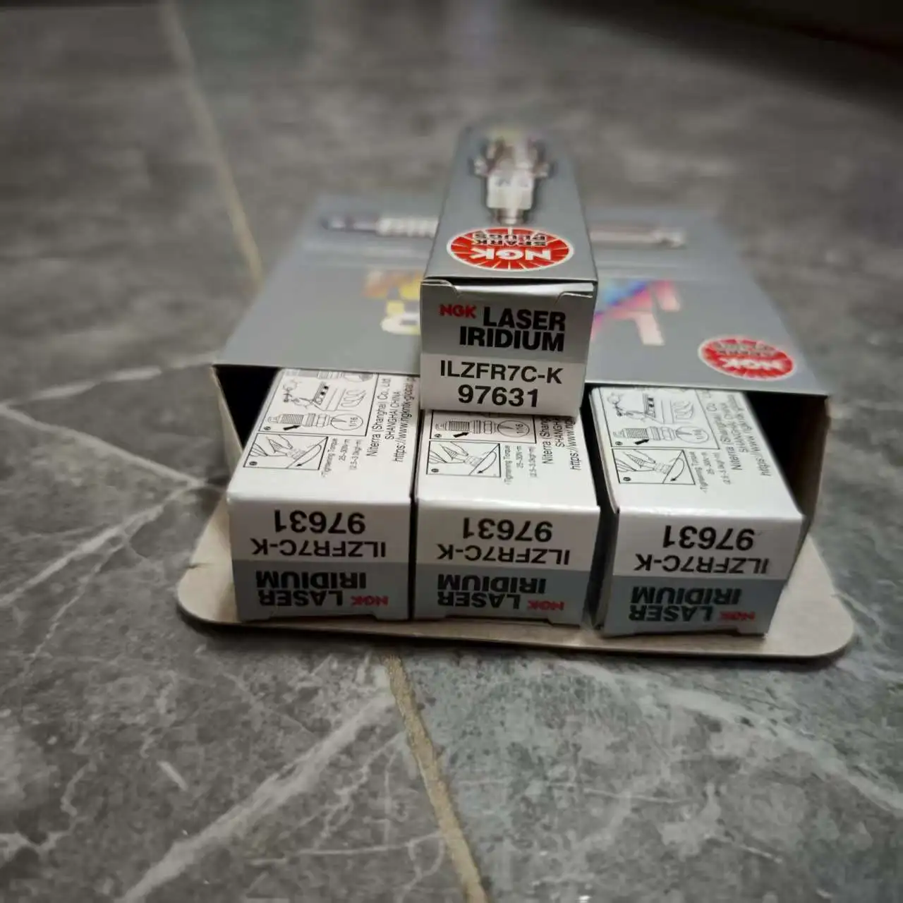 

4Pcs Spark Plug ILZFR7C-K ILZFR7CK NGK 97631 for Senova X55 1.5 2017-2024