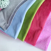 1.5mm Super Soft Short Plush Fabric Thick Crystal Super Soft Flannel Plush Toy Handmade Diy Fabric 45x50cm 5