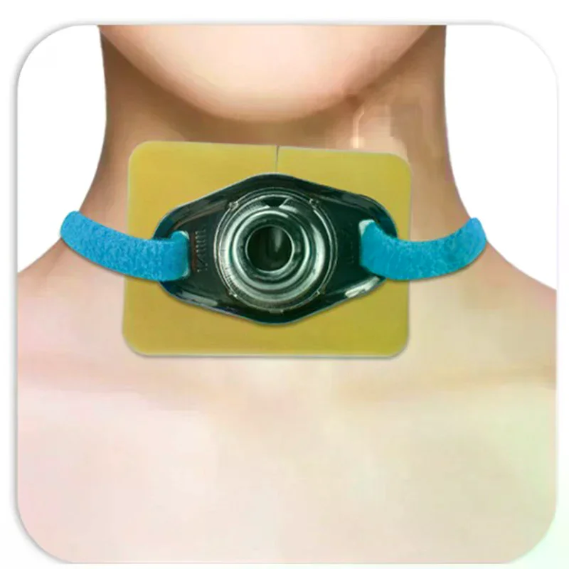1pc Tracheotomy Tube Pad Medical Comfortable Tracheal Ultra-soft Fixation Gauze High-Quality Material For Durable Use