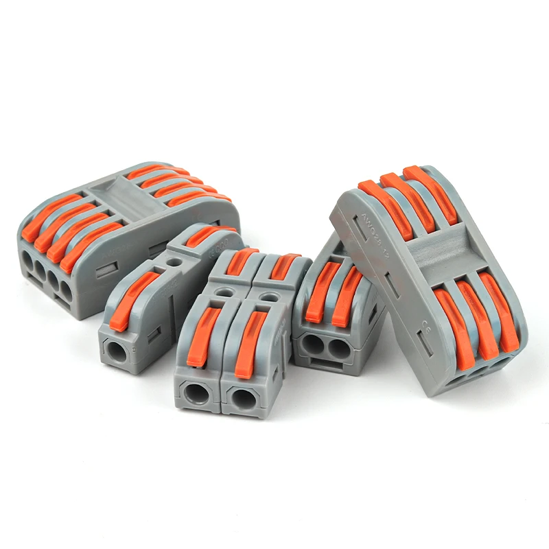 

Quick Wire Connectors push-in Spring splicing Butt Wiring Connection Electrical Compact Cable Connector Junction box 2/3/4/5Pin