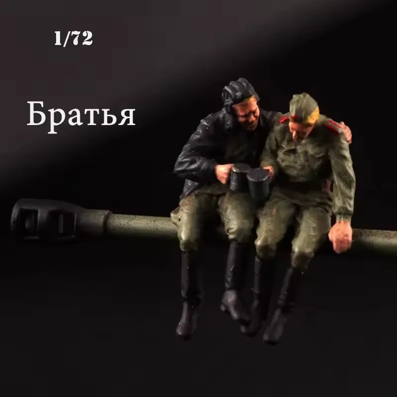 Model w skali 1:72 Czerwona Flaga Babcia Anna Miła Matka Pożegnaj się Syn Zabawka Armia Rosyjska Czerwony Tornister Dowódca DIY Scena Ekspozycyjna