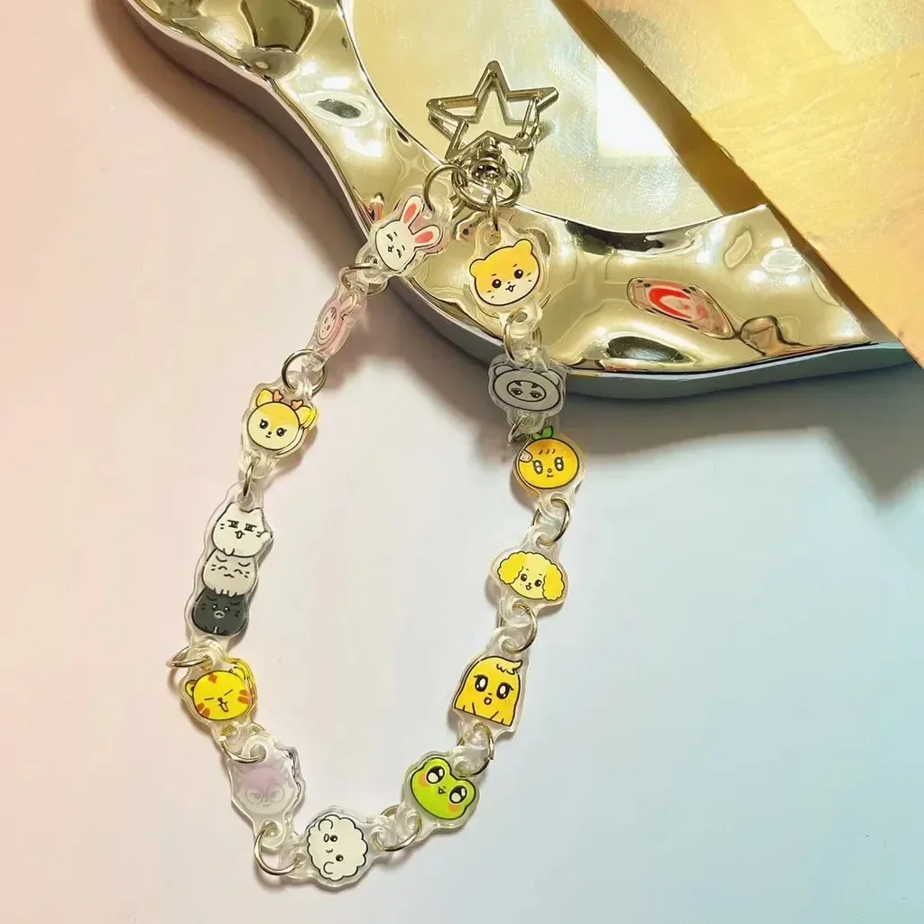 سلسلة مفاتيح سحرية من الأكريليك من Kpop Idol Miniseen، حلقة مفاتيح طويلة على شكل رسوم كرتونية لطيفة