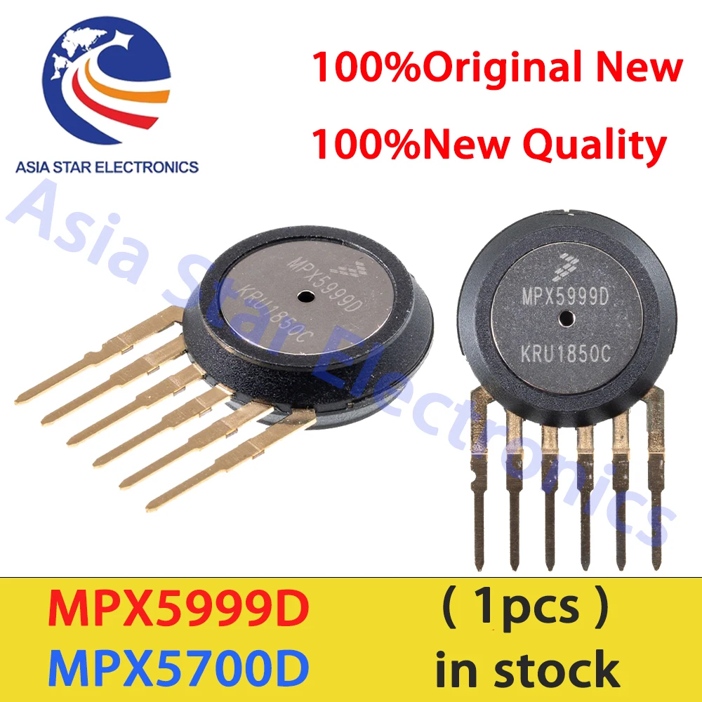 1Pcs Original New MPX5700D MPX5999D SIP-6 Pressure Sensor High-Quality Measurement Tool for Industrial Use
