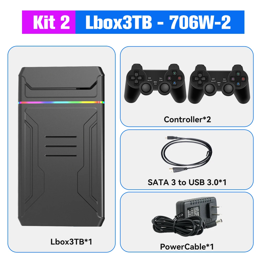 LaunchBox 3TB Game Hard Drive 10,000+ Games USB 3.0 for Windows PC 10