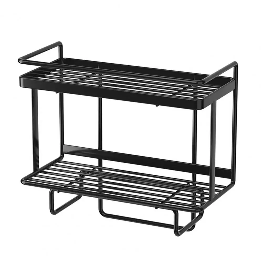 Above Toilet Storage Rack Bathroom Storage Rack Over-the-toilet Storage Rack with Drainage Punch-free Kitchen Stand Anti-slip