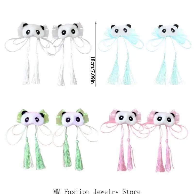 D0UB الصينية هانفو زي مشبك شعر النساء الفتيات دبابيس الشعر أنيمي مقاطع الشعر دبوس الجانب