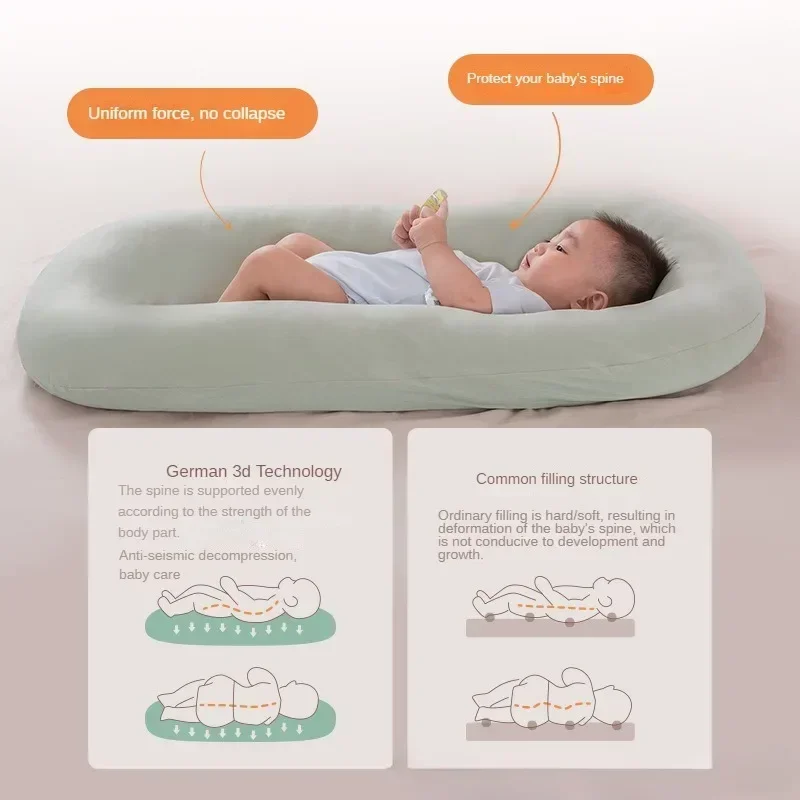 新生児用の抗圧力生物刺激ベッド,ポータブルベッド,抗疲労装置,可動式,安全性,新品